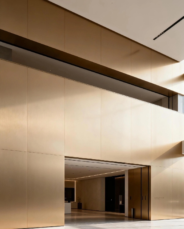 seamless perforated  sound absorbing metal panels interior decorative wall boards