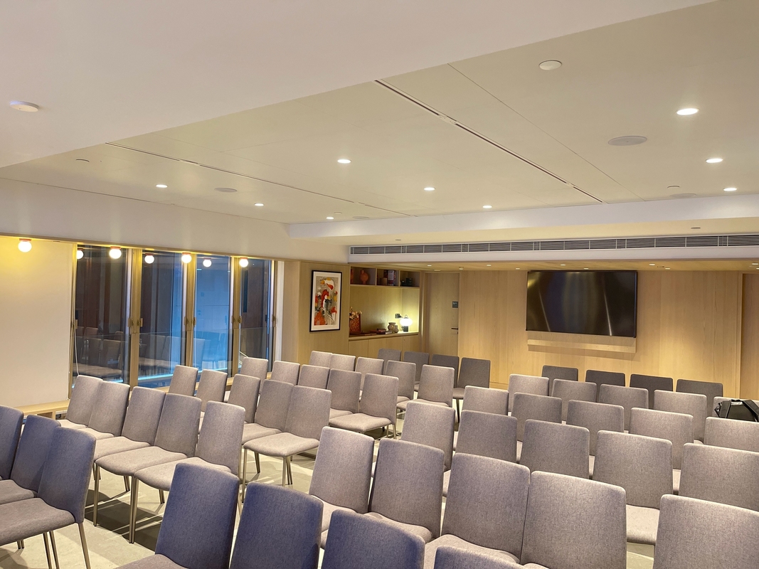 Nano 0.5mm micro perforated matte laminate finish conference hall soundproofing panels