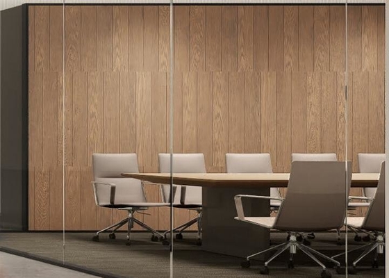 2mm 0,5mm Micro Perforated Veneer Acoustic Panel Bức tường vật liệu xây dựng