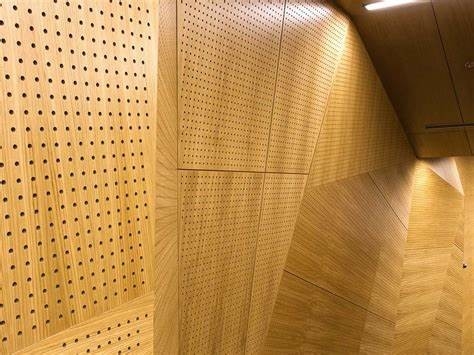 Office Sound Absorption Wall Panel 16/16/6mm Perforated Acoustic Board